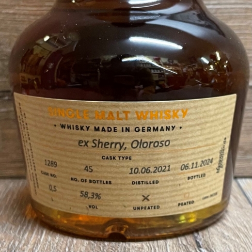 Whisky - St.Kilian - Whisky-Gilde Edition - 04 A Dhá 2021-2024 - Ex Sherry Oloroso 2nd fill mild - 58,3% - 0,5l - limitiert auf 45 Flaschen