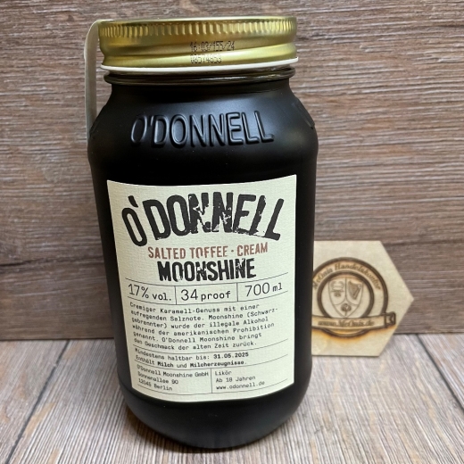 Moonshine ODonnell - Adventskalender - Salted Toffee Cream 17% vol. - 700ml - MHD 31.05.2025