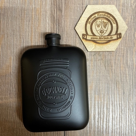 Moonshine ODonnell - Adventskalender - Flachmann/ Hip Flask 180ml - schwarz