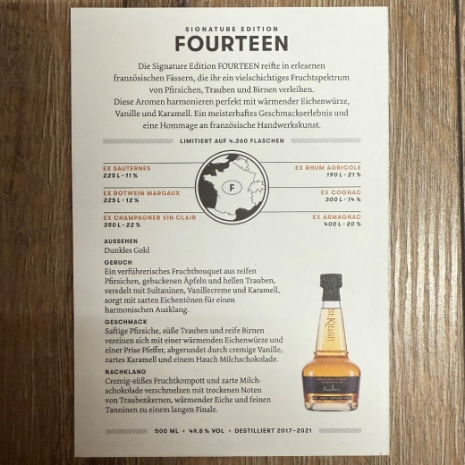 Whisky - St.Kilian - Signature Edition - 14 Fourteen Mini - 49,8% - 0,05l - mild