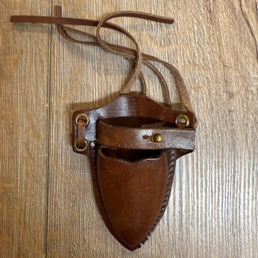 LARP - IF - Dolch Kunai & Gürtelhalter aus leder - Wurfdolch - Iron Fortress