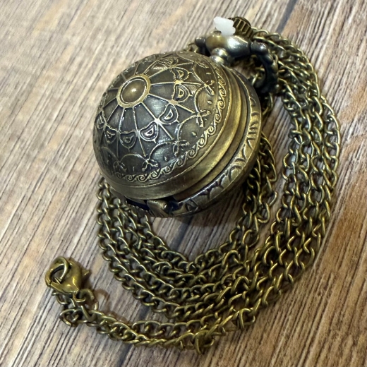 Uhr - Taschenuhr - Größe S - Spinnennetz Kugel - Steampunk