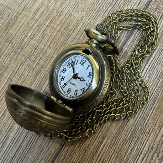 Uhr - Taschenuhr - Größe S - Spinnennetz Kugel - Steampunk