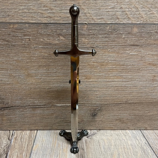 Waffen Deko - Brieföffner - War of Thrones - Eis mit Ständer, symmetrische Stahlklinge