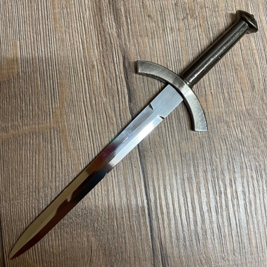 Waffen Deko - Brieföffner - War of Thrones - Rob Stark mit Ständer, symmetrische Stahlklinge