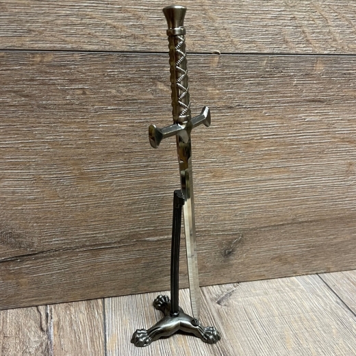 Waffen Deko - Brieföffner - War of Thrones - mit Ständer, symmetrische Stahlklinge