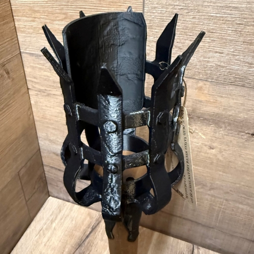 3D-Druck - Fackel &quote;Regis&quote; inkl. Tisch- und Wandhalterung sowie Blendschutz