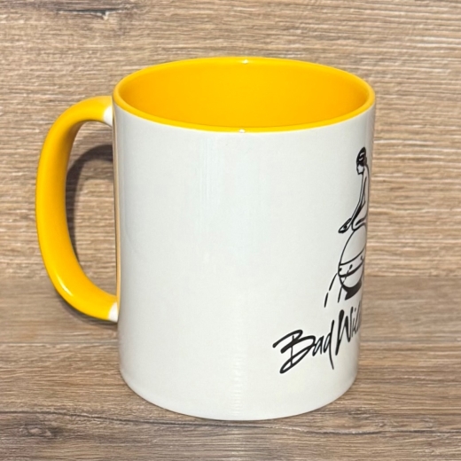 Bad Wildungen - Tasse aus Keramik - Bad Wildungen Nymphe - gelb oder schwarz