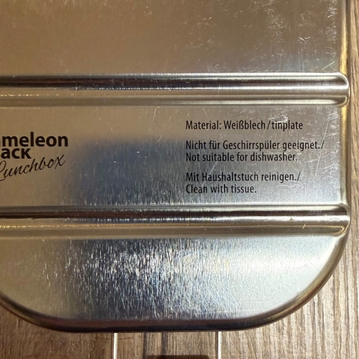 Bad Wildungen - Eco Click Lunchbox Weißblech mit Holz-Deckel - 750ml - Schneewittchen