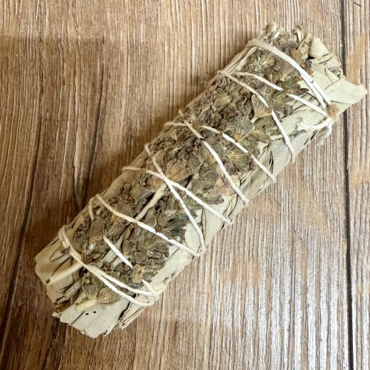 Räucherung - Reine Kräuter - Weißer Salbei/ White Sage smudge stick & Lavendel klein - ca. 30g