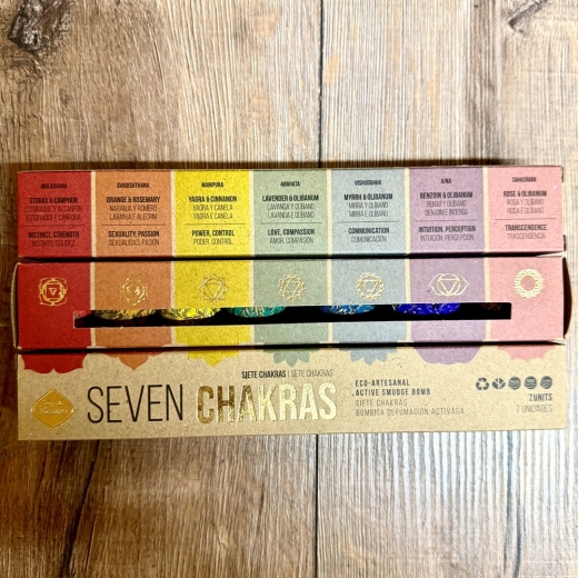 Räucherung - Reine Kräuter - Smudge Bombs - 7 Chakras Sagrada Madre Premium - ca.58g