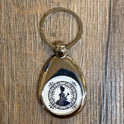 Schlüsselanhänger - McO - Metall inkl. Einkaufswagenchip - Motiv Bad Wildungen Schneewittchen 2