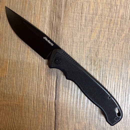 Herbertz Taschenmesser - Performance Liner Lock D2, Klinge schwarz G10 - schwarz - Messer des Monats 03/2026