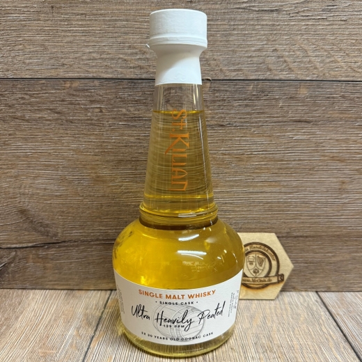 Whisky - St.Kilian - Sonderabfüllung - Single Cask 2025 - 30 Jahre altes ex Cognac Fass ultra heavily peated - 0,5l - limitiert auf 602 Flaschen