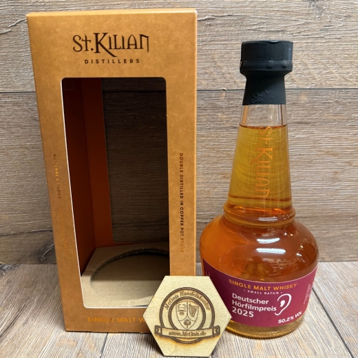 Whisky - St.Kilian - Sonderabfüllung - Deutscher Höhrfilmpreis 2025 - 0,5l limitiert auf 300 Flaschen