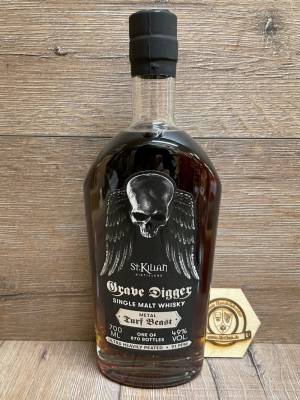 Whisky - St.Kilian - Heavy Metal - St. Kilian x Framus No. 1 - Ironfinger Edition mit Gitarrenholz - 49% - 0,7l - limitiert auf 379 Flaschen - 1 Flasche verfügbar