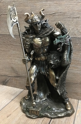 Statue - Loki - nordischer Gott der List - Dekoration - Ritualbedarf