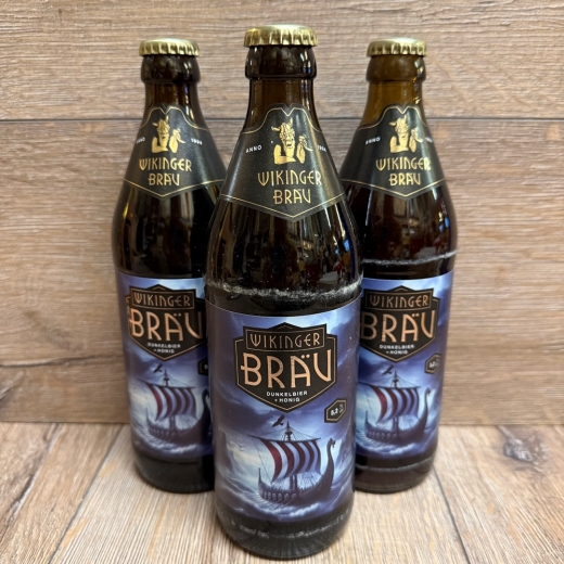 Bier - Wikinger Bräu - 0,5l (Dunkelbier & Met) - inkl. 0,08€ Pfand - MHD 11.09.2026