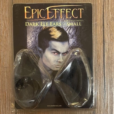 Epic Effect - Latex Applikation - Dunkel-Elfenohren klein - Ausverkauf
