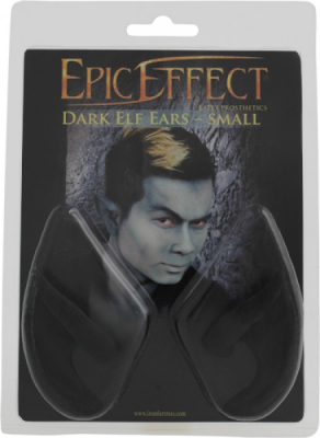 Epic Effect - Latex Applikation - Dunkel-Elfenohren klein - Ausverkauf