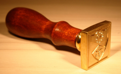 Siegel - individuell - Siegelwachsstempel 3cm mit eigenem Motiv - eckig oder rund