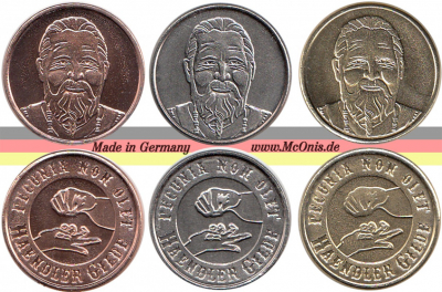 Larp Münze* - Haendler Gilde - Pecunia non olet - Silber*