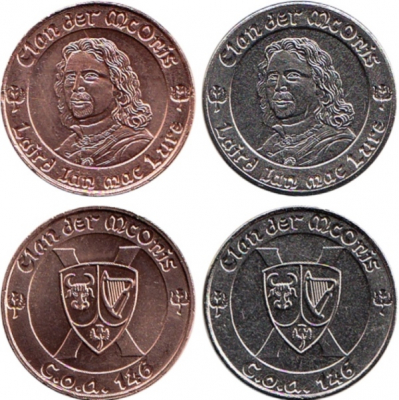 Larp Münzset* 11 - Clan der McOnis - Laird Ian - inkl. Baumwollbeutel Larp Münzset* 11 - Clan der McOnis - Laird Ian - inkl. Baumwollbeutel