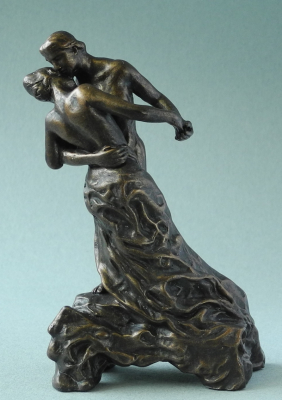 Statue - Pocket Art - Camille Claudel La Valse - Liebende - Miniatur