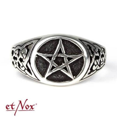 Ring - Pentagramm - 925er Silber - verschiedene Größen (je ein Ring pro Größe)