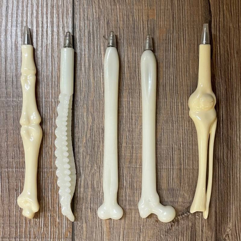 Kunststoff Kreative 5pcs Knochen-Form-Kugelschreiber 