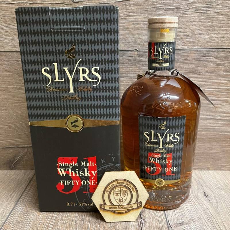 Whisky - 02 - 0,7l One 51% Fifty Slyrs - - Classic