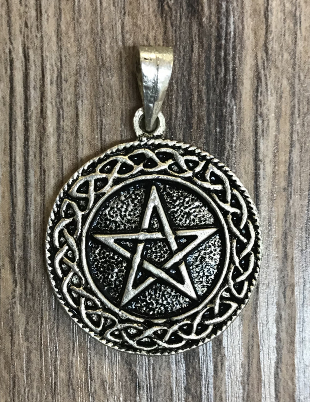 Pentakel Pentagramm Medallion Amulett Anhänger 