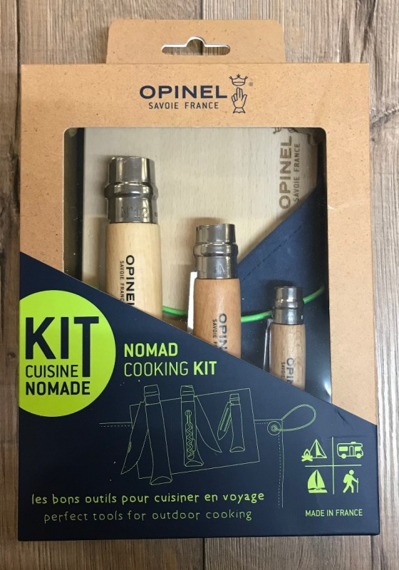 Opinel Monad Cooking Kit Outdoor Set Messer Schäler Korkenzieher