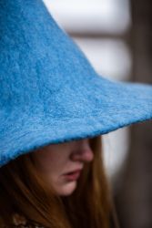Kopfbedeckung LC - Hexenhut aus Filz in verschiedenen Farben - unisex