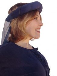 Kopfbedeckung LC - Jungfernkranz mit Schleier in verschiedenen Farben