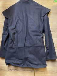 Jacke LC - 6091 aus Wolle mit Metallknöpfen - blau - L - Ausverkauf - letzter Artikel mit 3 losen Köpfen zum Selbst-Annähen