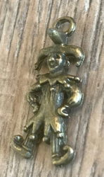 Anhänger - Charm - Harlekin - Farbe: Antik Bronze