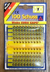 Spielzeug-Pistole - Munition - Einzelschuss Blisterkarte - 100 Schuss