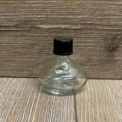 Flasche - Schmuckflasche - 20ml - mit Kunststoff Verschluss schwarz
