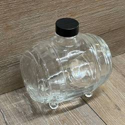 Flasche - Motiv - Fass - 500ml Kunststoff Verschluss
