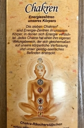 Räucherstäbchen - Chakra Line - Chakra Meditation -  2 Stäbchen pro Chakra