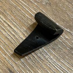 Wasserbüffelhorn - 2-Loch - Zipperform - schwarz - 31mm