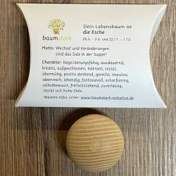 Handschmeichler - Baumkalender - Esche in Geschenkverpackung