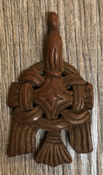 Anhänger Holz - Wikinger Rabe