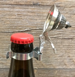 Flaschenverschluss aus Zinn spitz - Met-, Wein- & Bierflasche