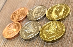 Münzset* für Orgas & Gruppen 23,5mm - Drow Münzen ab 1.000 Stück