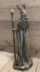 Statue - Keeper of the Forest bronziert/ coloriert - Dekoration - Ritualbedarf