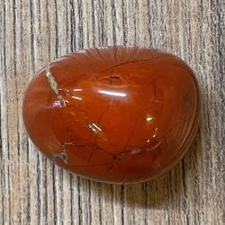 Edelstein - Trommelstein - Jaspis rot - ca. 25-35mm
