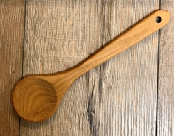 Holz Löffel - Kochlöffel rund aus Kirschholz - geölt
