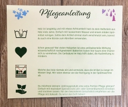 Holz Bürste - Nagelbürste/ Handwaschbürste aus Naturborsten